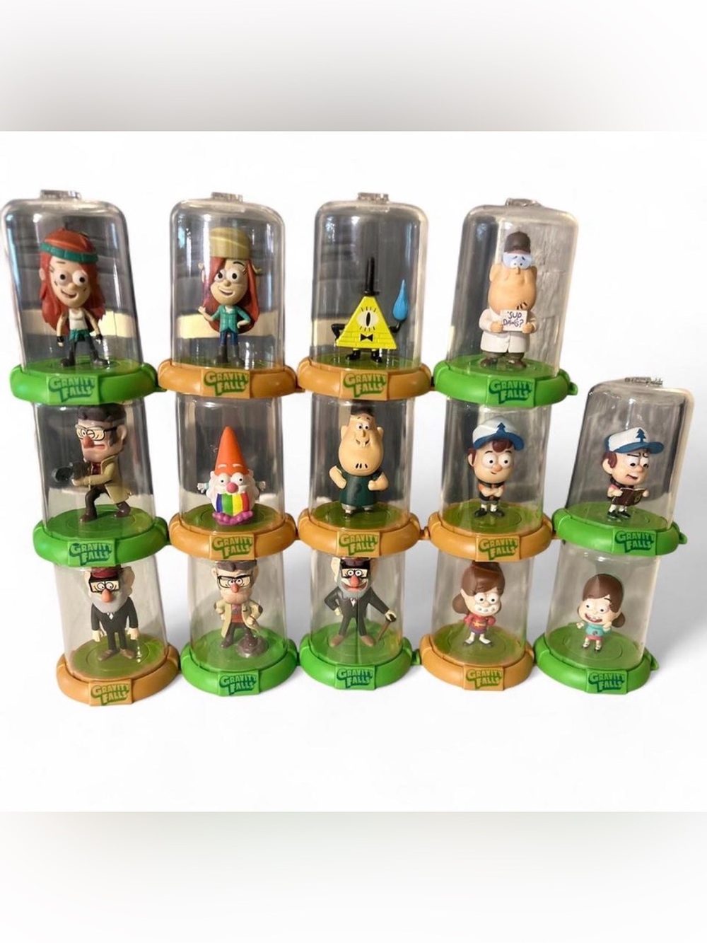 Gravity Falls Domez Domez Lot Mable Soos Dipper Gnome Bill Cipher Ford Pines
